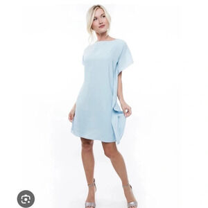 ANNA CATE Size S Flutter Sleeve Eva Dress In provence Blue